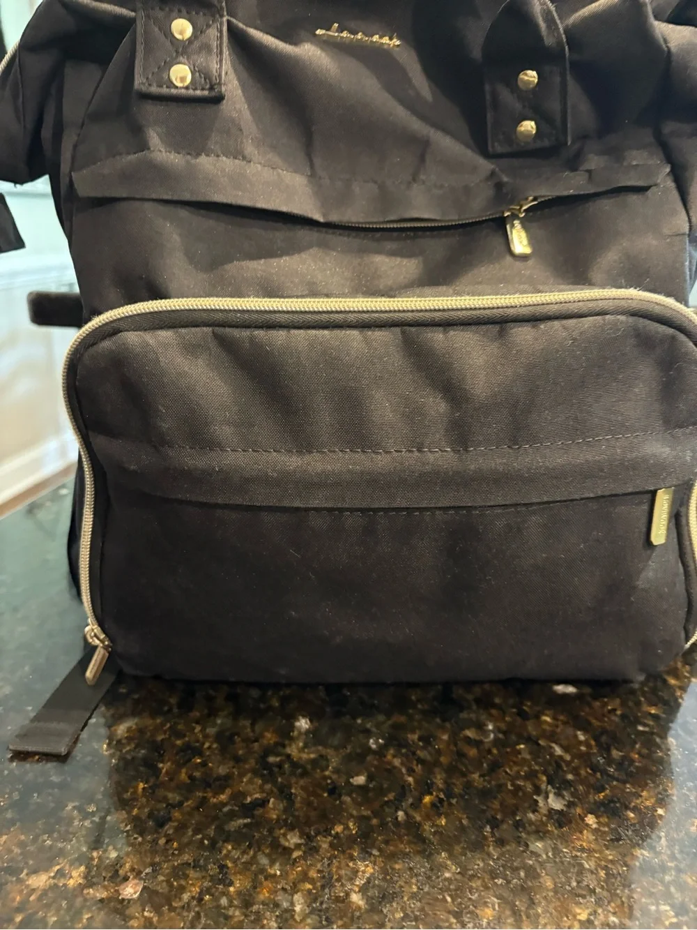 Black LOVEVOOK Backpack - Spacious Travel & Work Bag